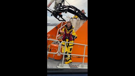 Coxswain of The Mumbles Lifeboat