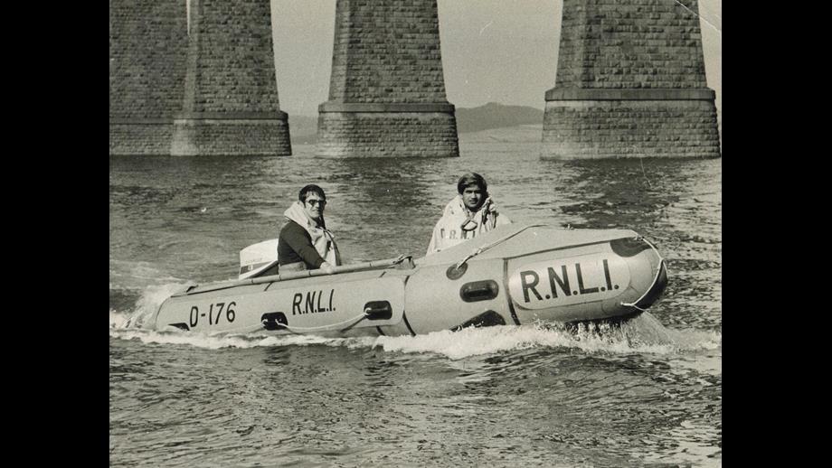 D Class lifeboat at Queensferry during the first few years