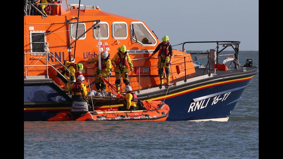 RNLB Norman Harvey alongside RNLB Alfred Albert Williams