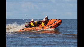D864 at sea with crew
