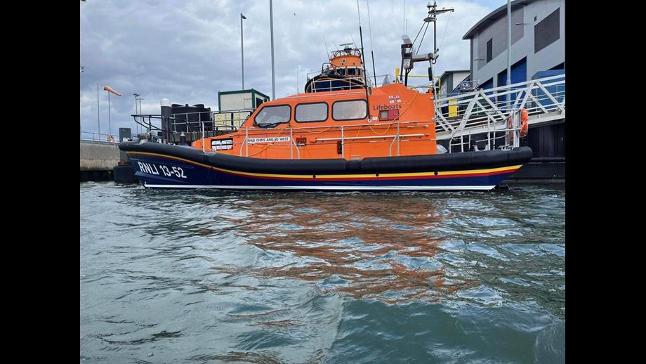 RNLI Clacton new Shannon 'RNLB Chris and Jo West'