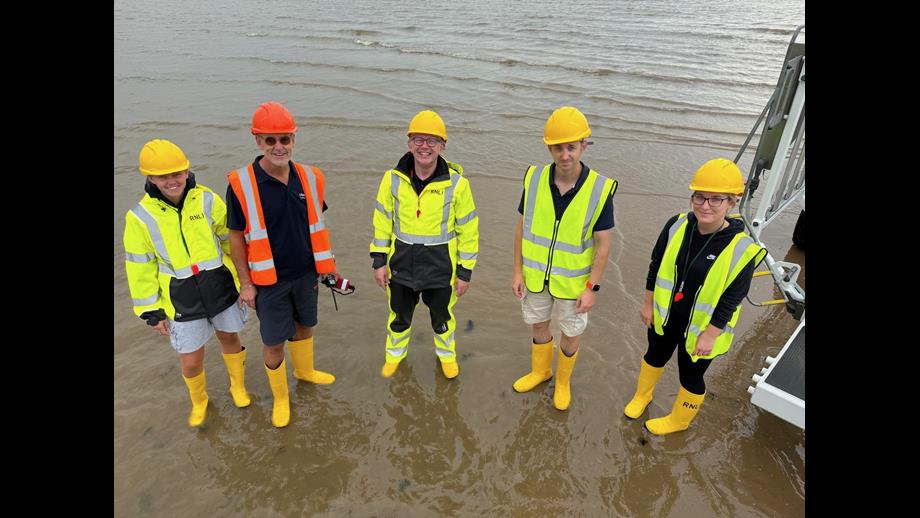 RNLI Clacton's volunteer crew members