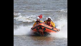 library picture of Russell Pickering coming ashore