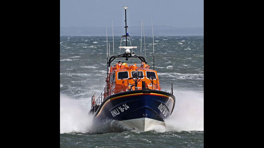 Porthdinllaen Lifeboat returning to Station on a previous occasion