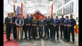 Margate RNLI lifeboat crew Coronation Medal presentation 06.11.24
