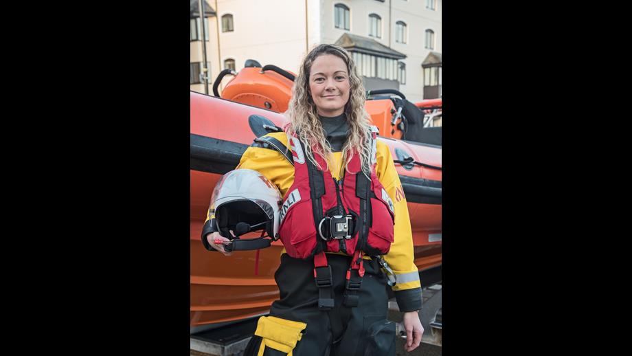 Tamara Brookes at Falmouth Lifeboat Station