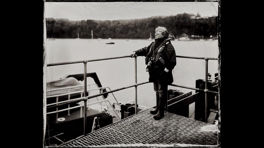 Sam's portrait taken by Jack Lowe of the Lifeboat Station Project
