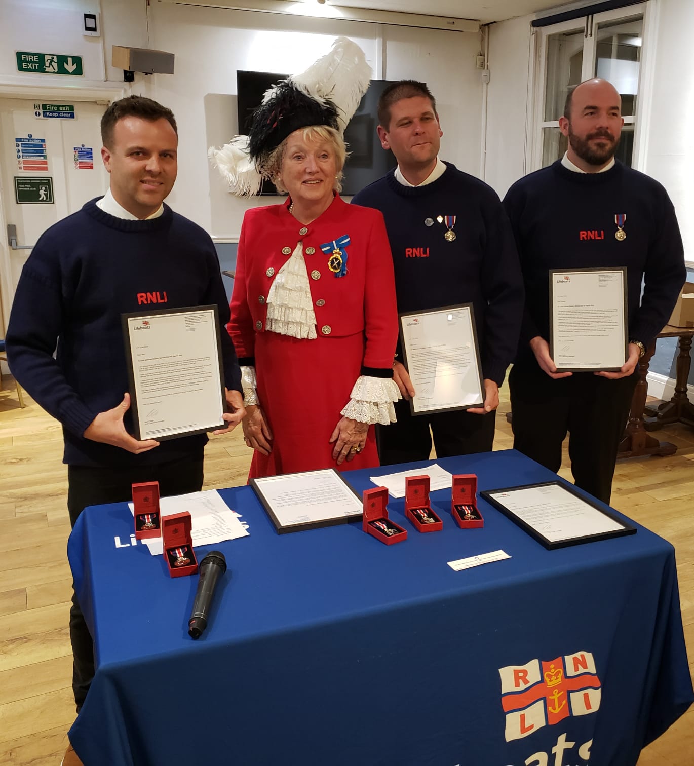 Ben Evans, Owain Roberts, James King &amp; Janey Howells SG Sheriff