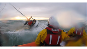 Casualty vessel on the Goodwin Sands