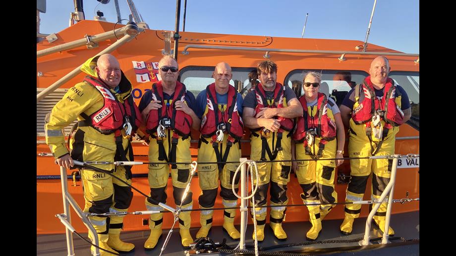 Courtmacsherry RNLI crew pictured after the call out