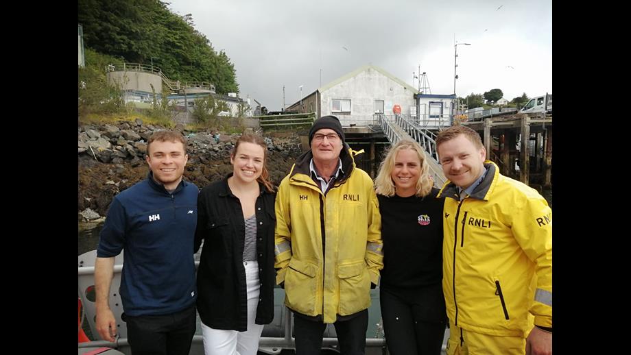 Members of the RNLI Portree volunteer crew