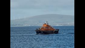 Ballyglass RNLI's all-weather lifeboat during the call out