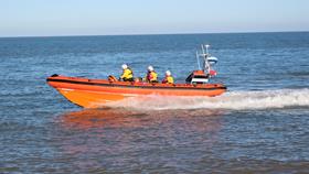 Walmer's new lifeboat Hounslow Branch first time at sea.