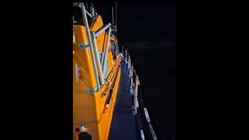 Girvan Lifeboat at night