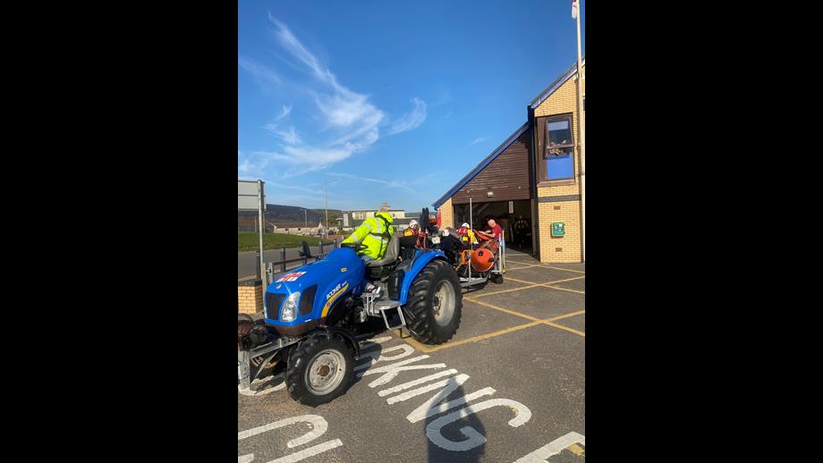 Port Talbot RNLI preparing for launch