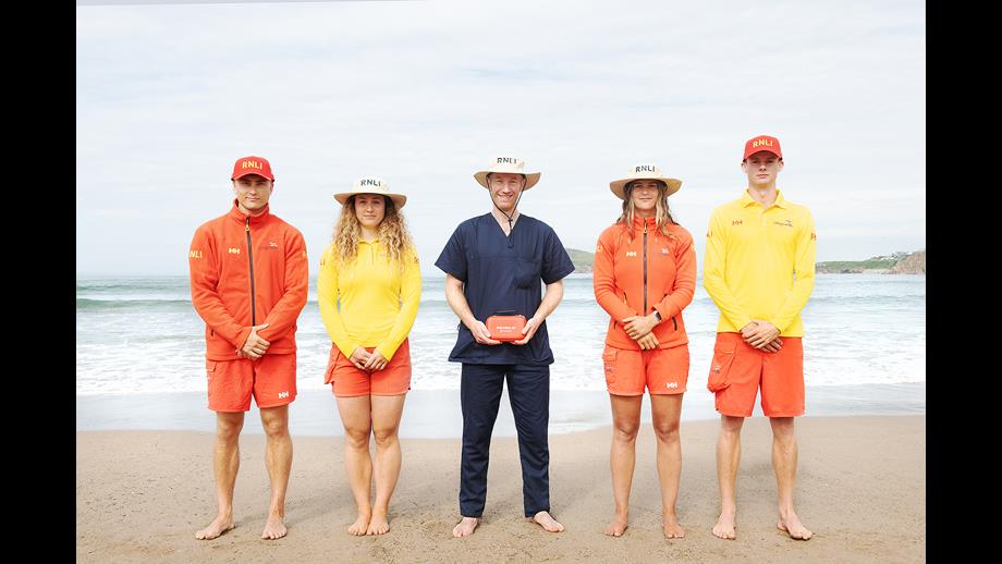 Lifeguard photos taken at Bantham beach for the RNLI x Map My Mole partnership