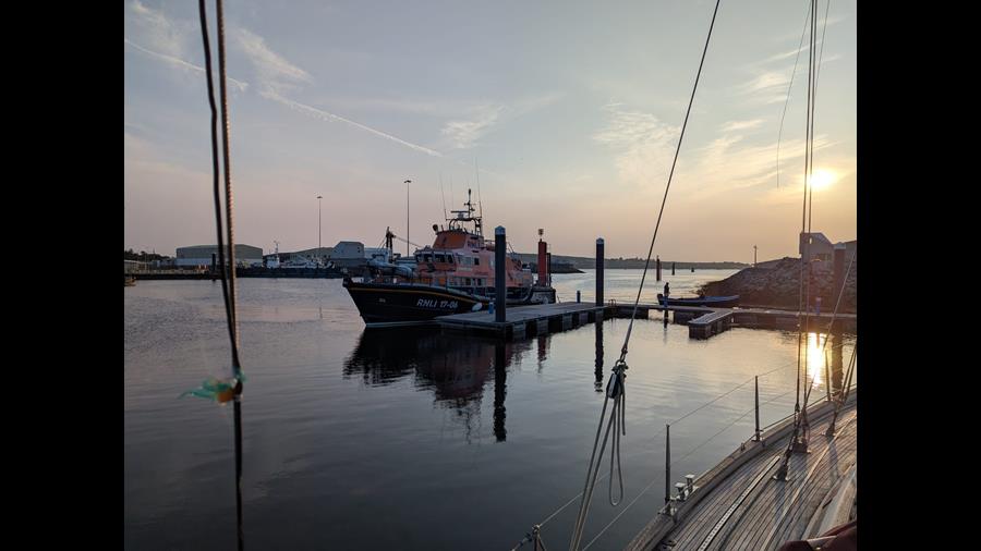 Aran Islands lifeboat in Ros a Mhil 