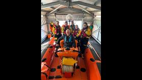 Roger with the Brighton crew for his final shout as LOM