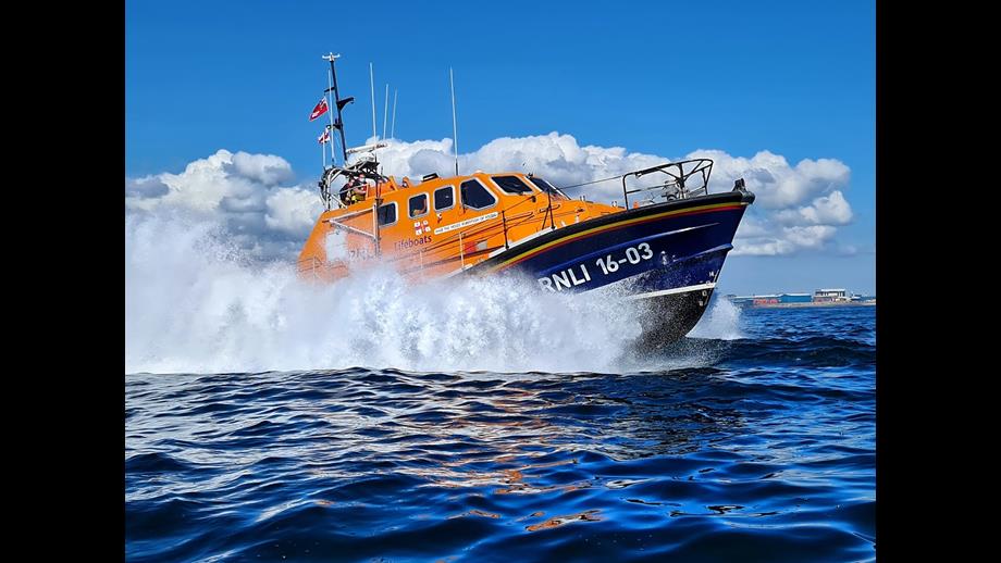 Peterhead RNLI charity lifeboat 16-03