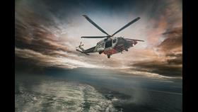 helicopter in sky