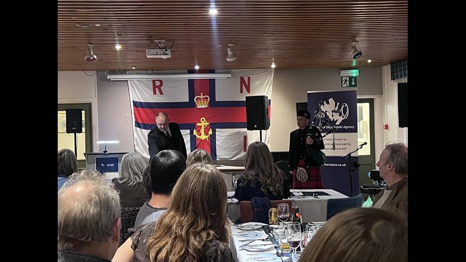 The Burns Supper gets underway!