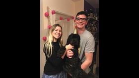 Lola and her family back at home