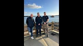 Jerry Early, Arranmore RNLI Lifeboat Operations Manager, Kieran O’Donnell, Karl O'Neill
