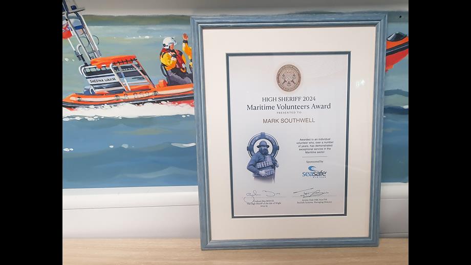 The inaugural Maritime Volunteers Award