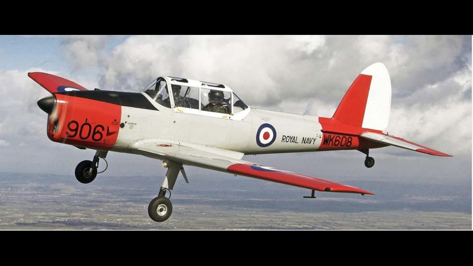 Red and White aircraft