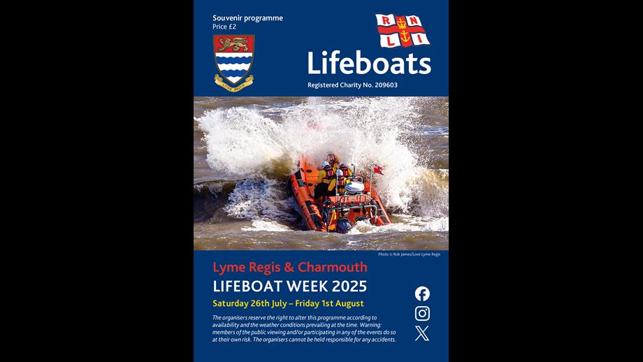Picture of the front cover of the lifeboat week programme