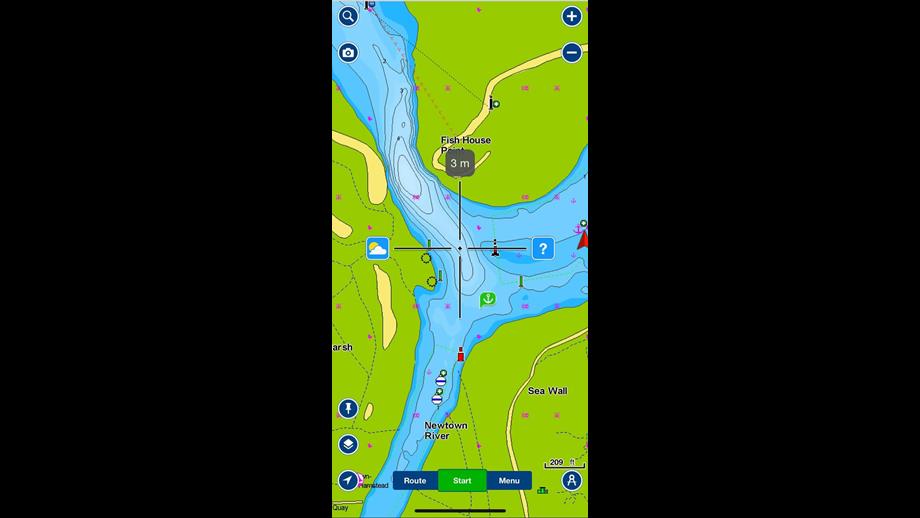 Location of the sunken yacht in Newtown Creek