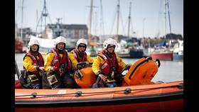 Atlantic 85 lifeboat with a crew of 4 women