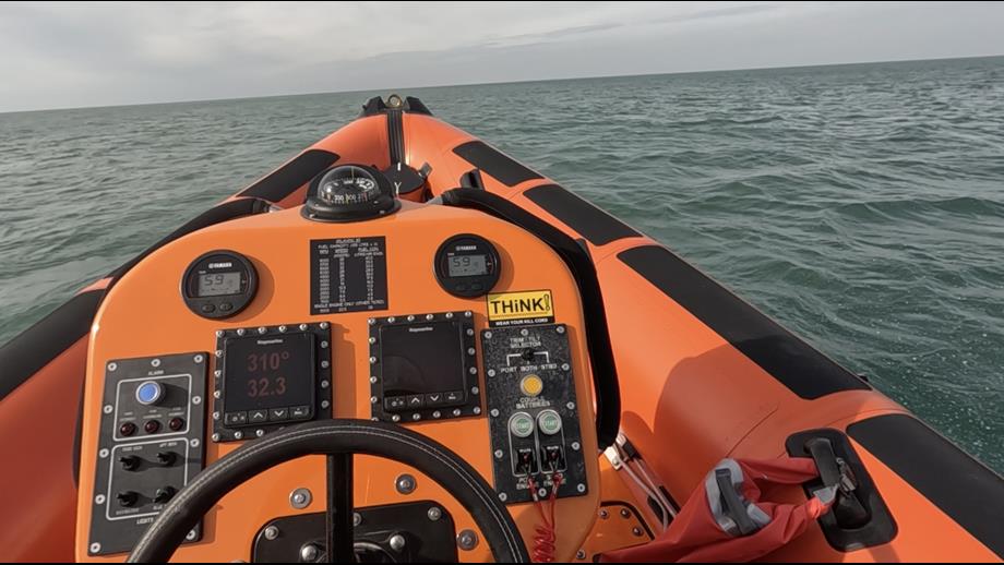 photo of front of Atlantic 85 looking out to sea.