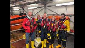 L-R Charlie Dannreuther, Chris Townley, Tim Kingston, Lily Miles and Charlie Kelly