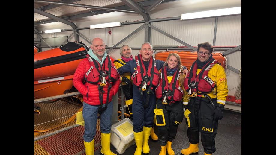 L-R Charlie Dannreuther, Chris Townley, Tim Kingston, Lily Miles and Charlie Kelly