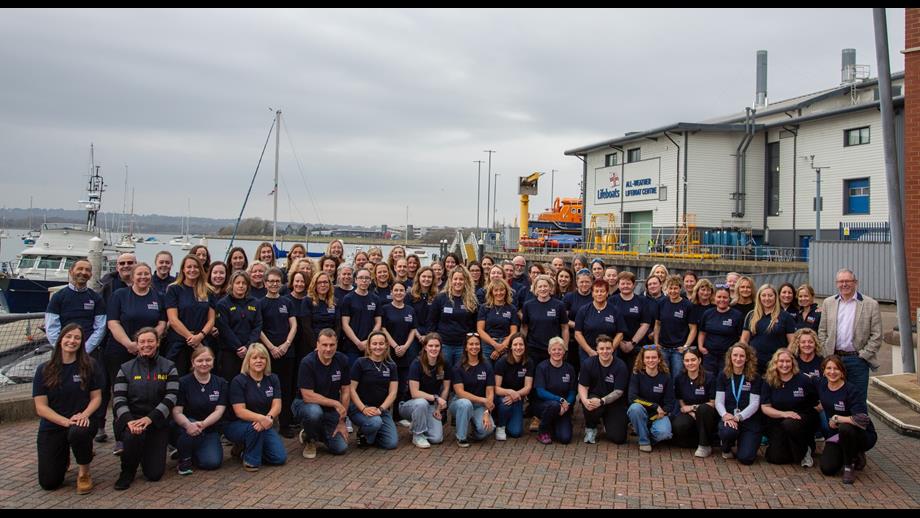 All women who attended SAR event in Poole. Susan 6th from right in front row.