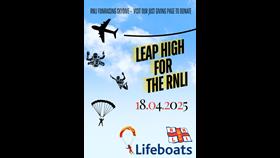 Leap High for the RNLI poster