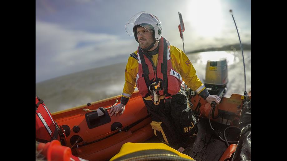 Ash Traves, volunteer helm of the inshore lifeboat at Bridlington RNLI.