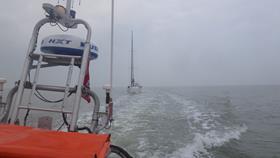 On tow behind the Atlantic 85