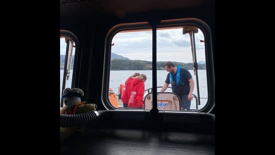 Primary school children were treated to a tour of the lifeboat Stanley Watson Barker and learned about the key equipment onboard.
