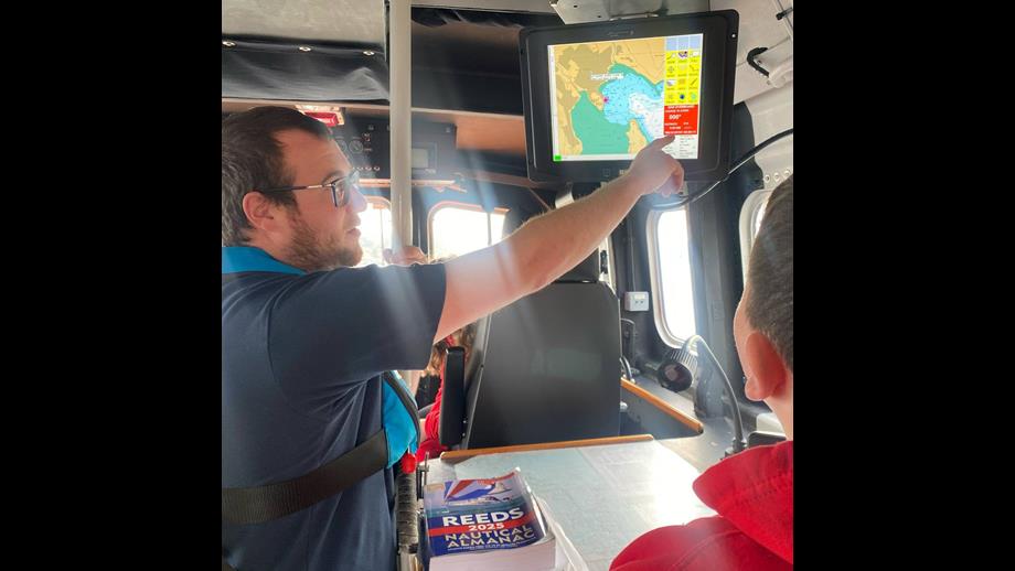 Primary school children were treated to a tour of the lifeboat Stanley Watson Barker and learned about the key equipment onboard.
