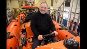 Brian Hadler who has retired from the operational side of RNLI Whitstable after 50-years of service. Picture: Chris Davey/RNLI Whitstable.
