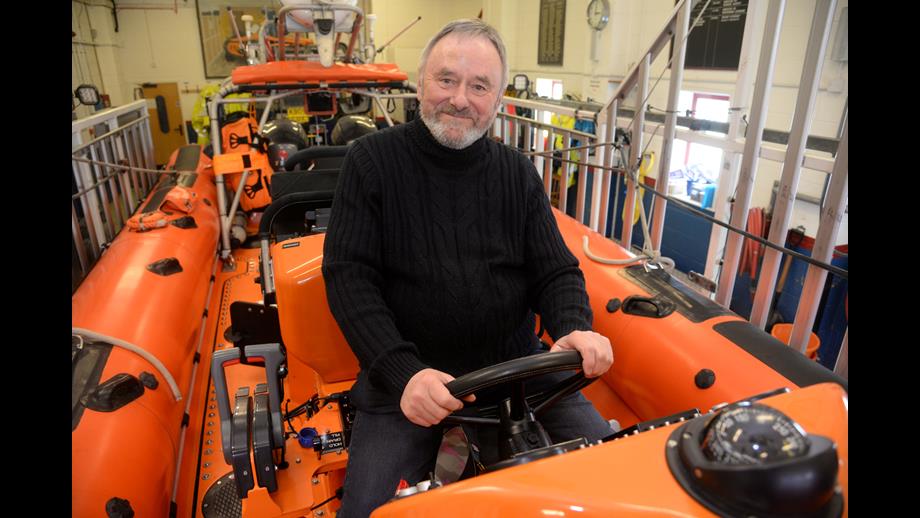 Brian Hadler who has retired from the operational side of RNLI Whitstable after 50-years of service. Picture: Chris Davey/RNLI Whitstable.