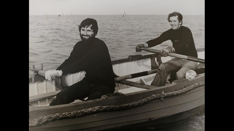 Brian Hadler and Mike Judge during their row around the Isle of Sheppey.