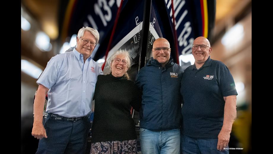 (Left to right) Richard Dunk, Susan Clarke, Jake Bennet and Steve Clarke.