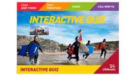 Interactive quiz slides.