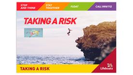 Taking a risk slides.