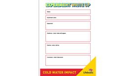 Cold Water Impact Worksheet.