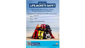 Poster with useful tips on how to choose, fit and  maintain your lifejacket 