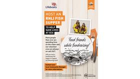 A4 Host an RNLI Fish Supper poster 